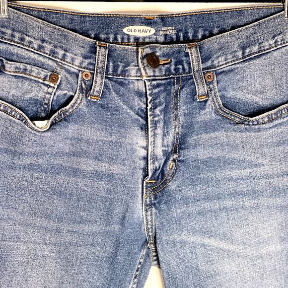 Old Navy Jeans Boot Cut Slim Blue Medium Wash Casual Mens Size 28x30 - Picture 6 of 9